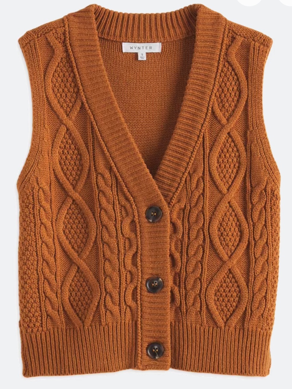 EUC Wynter Stitch Fix Lahore Buttoned Sweater Vest